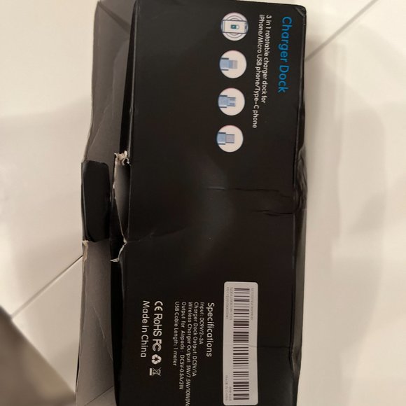 Multi-Function Charging Stand Dock for iPhone Apple Watch and AirPods (new/x) - Picture 5 of 14